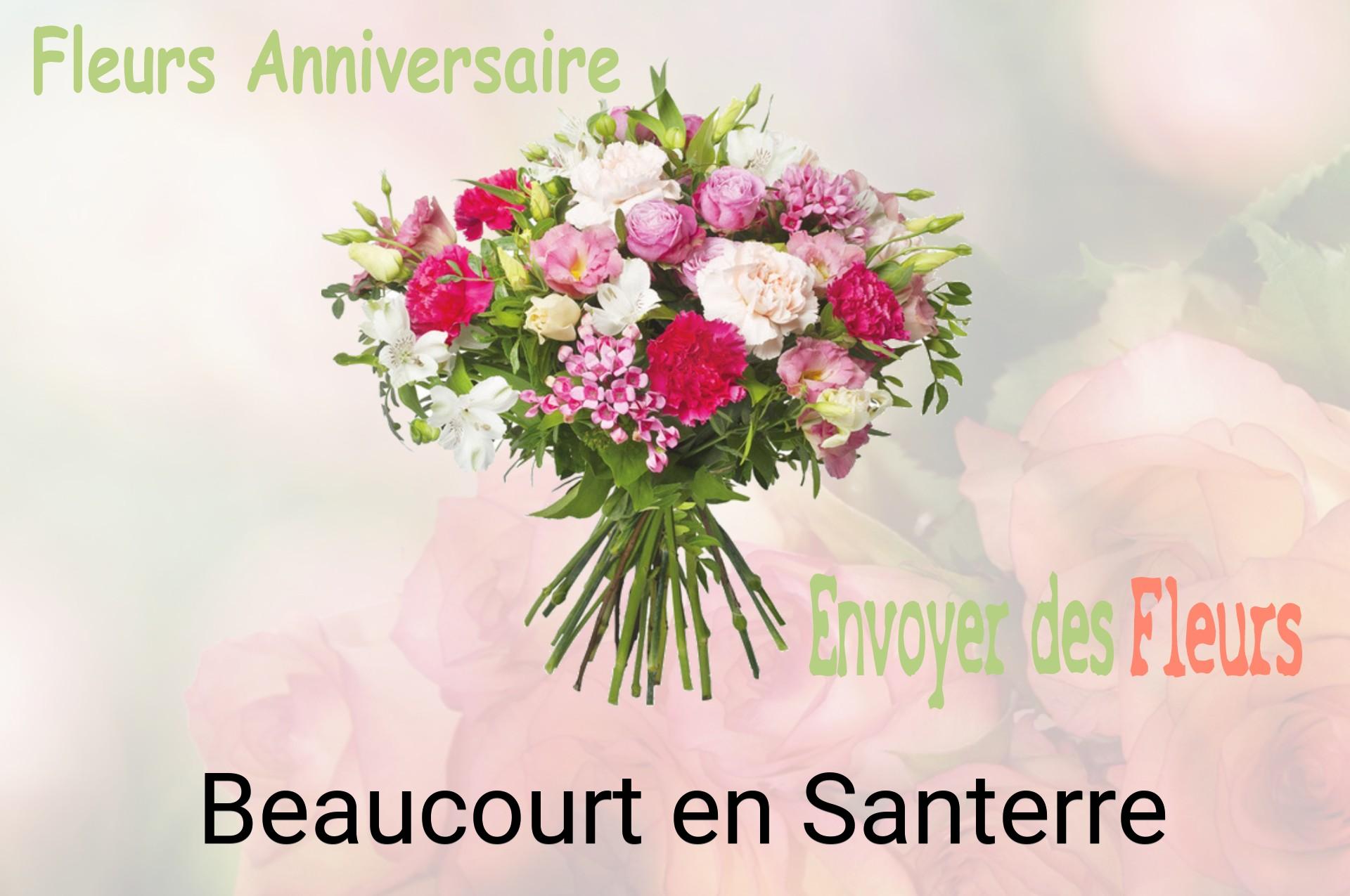 Bouquet de fleurs d’anniversaire livré à Beaucourt-en-Santerre