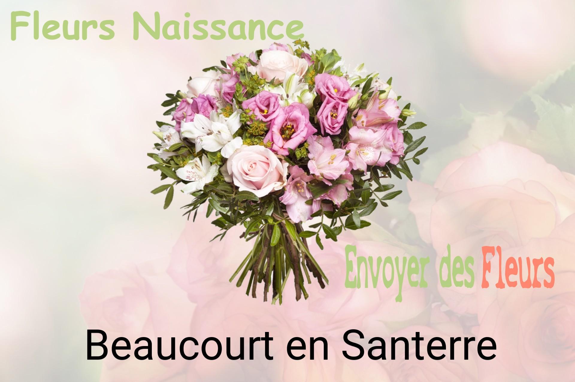 Bouquet de fleurs de naissance livré à Beaucourt-en-Santerre